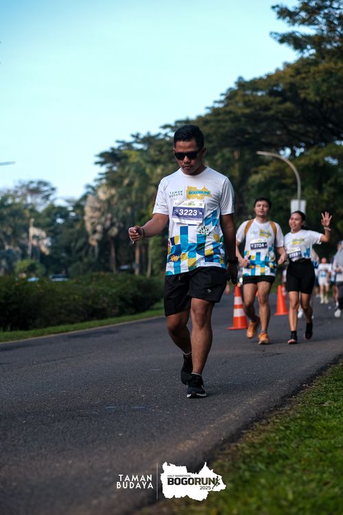 Race photo from Taman Budaya x BOGORUN 2025