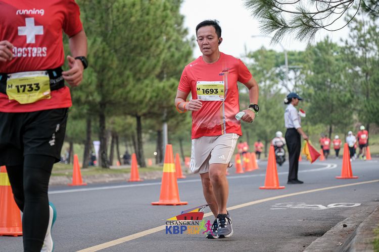 Race photo from CISANGKAN KBP CITY RUN 2025