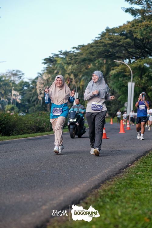 Race photo from Taman Budaya x BOGORUN 2025
