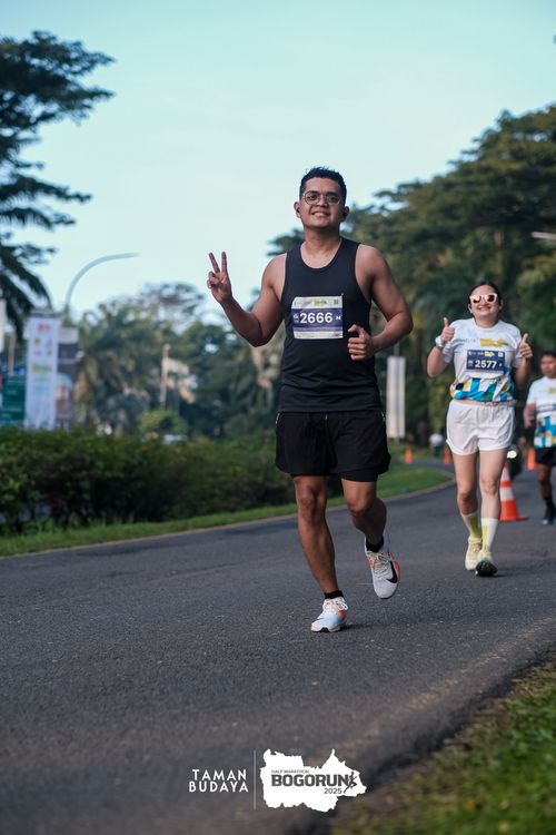 Race photo from Taman Budaya x BOGORUN 2025