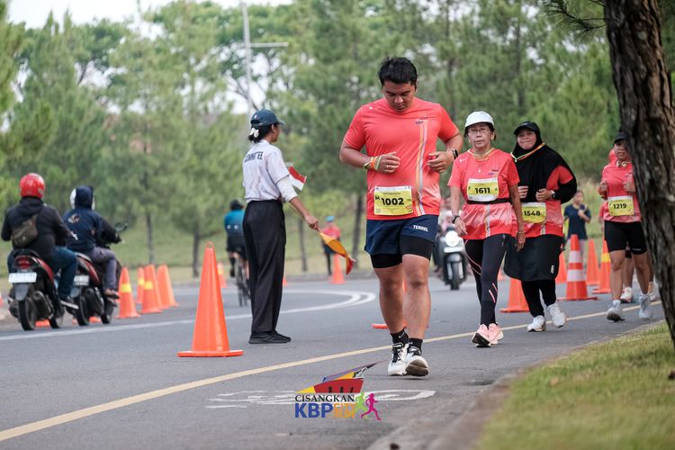 Race photo from CISANGKAN KBP CITY RUN 2025
