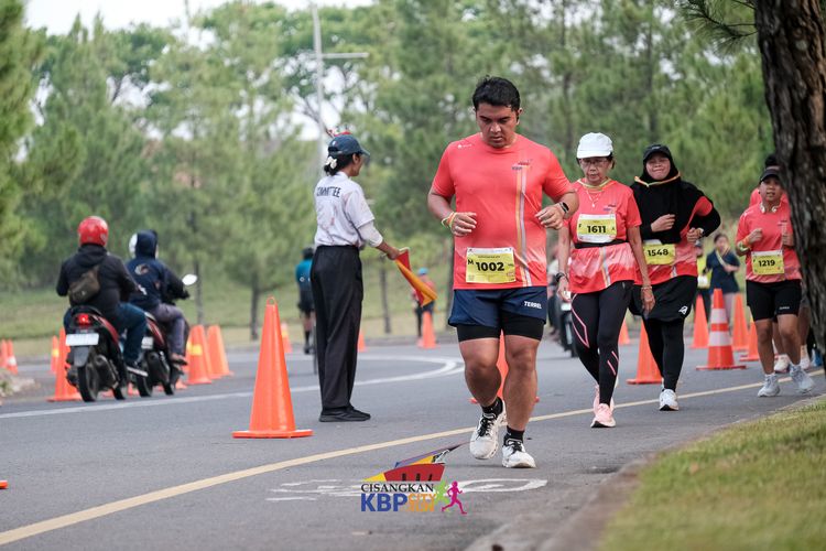 Race photo from CISANGKAN KBP CITY RUN 2025