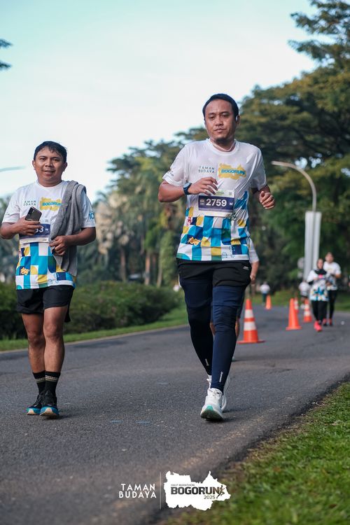 Race photo from Taman Budaya x BOGORUN 2025