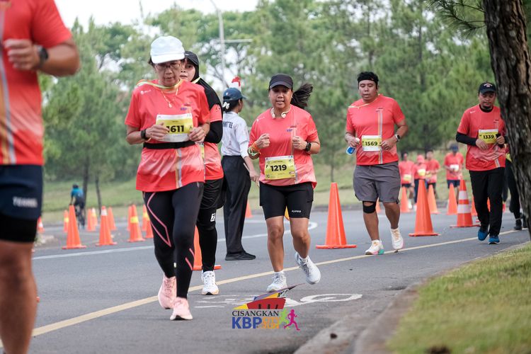 Race photo from CISANGKAN KBP CITY RUN 2025