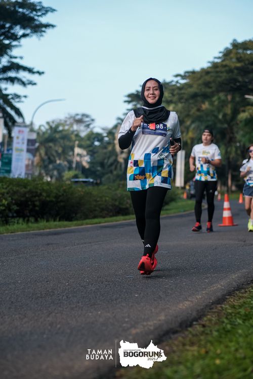 Race photo from Taman Budaya x BOGORUN 2025