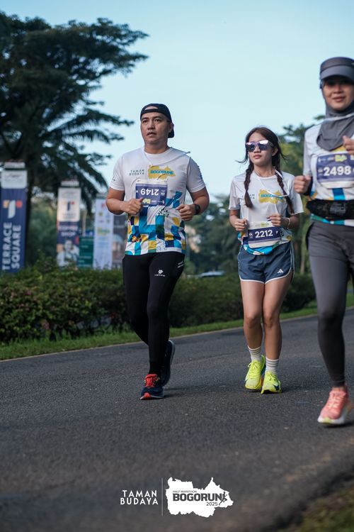 Race photo from Taman Budaya x BOGORUN 2025