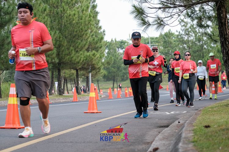 Race photo from CISANGKAN KBP CITY RUN 2025