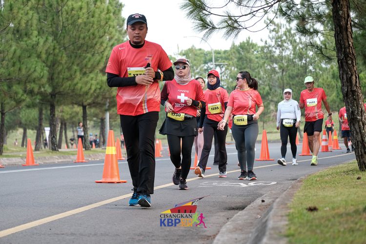 Race photo from CISANGKAN KBP CITY RUN 2025