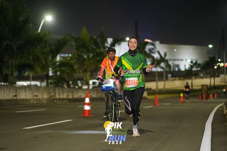 Race photo from PIK NITE RUN 2025