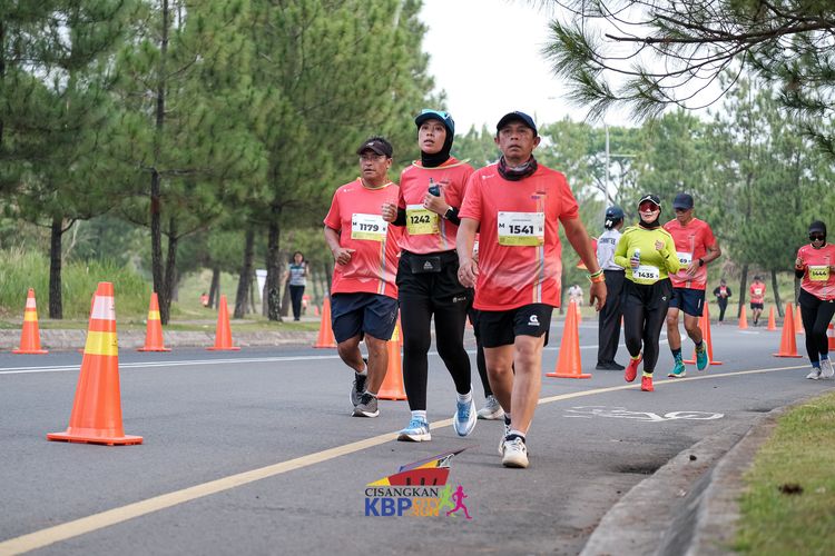 Race photo from CISANGKAN KBP CITY RUN 2025