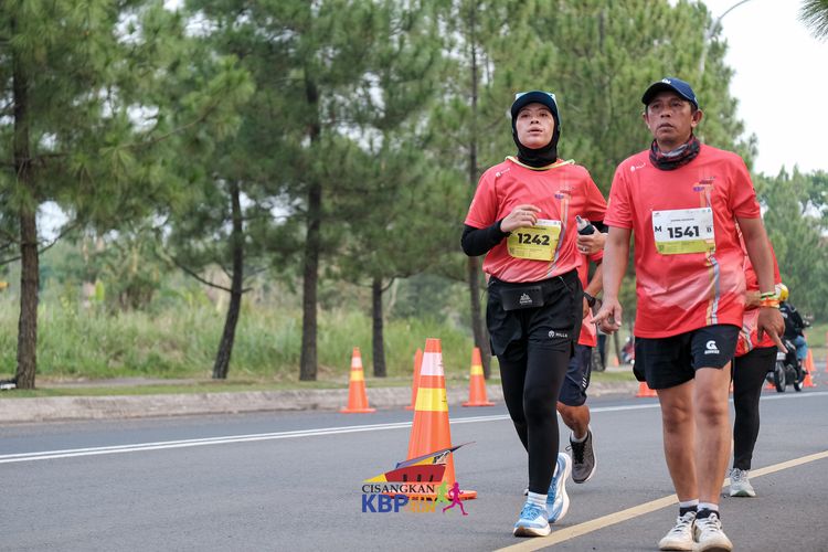 Race photo from CISANGKAN KBP CITY RUN 2025