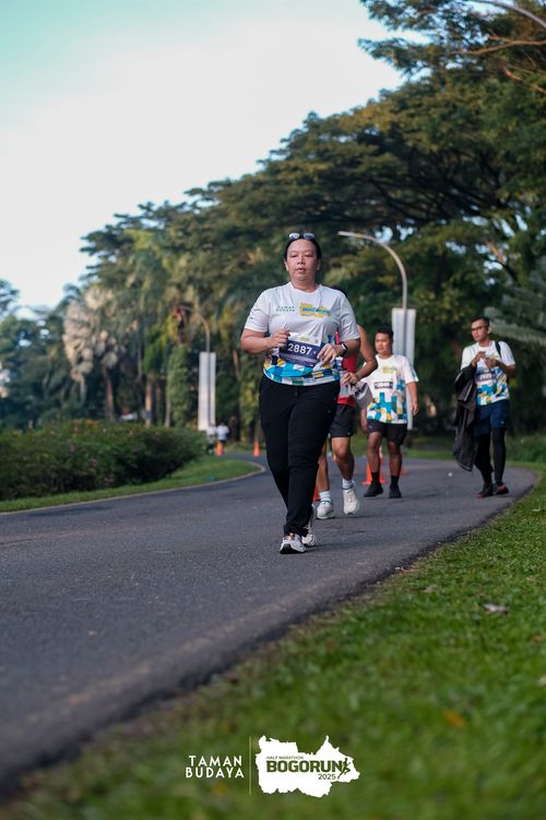 Race photo from Taman Budaya x BOGORUN 2025