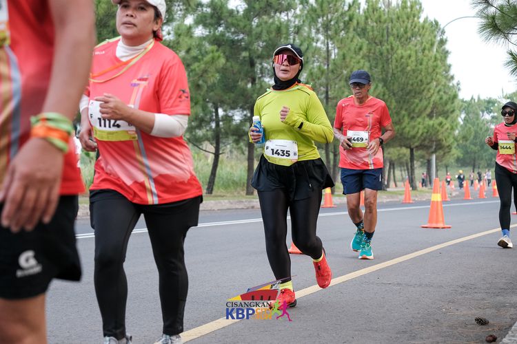 Race photo from CISANGKAN KBP CITY RUN 2025