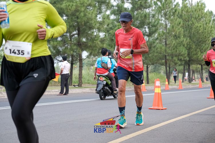 Race photo from CISANGKAN KBP CITY RUN 2025