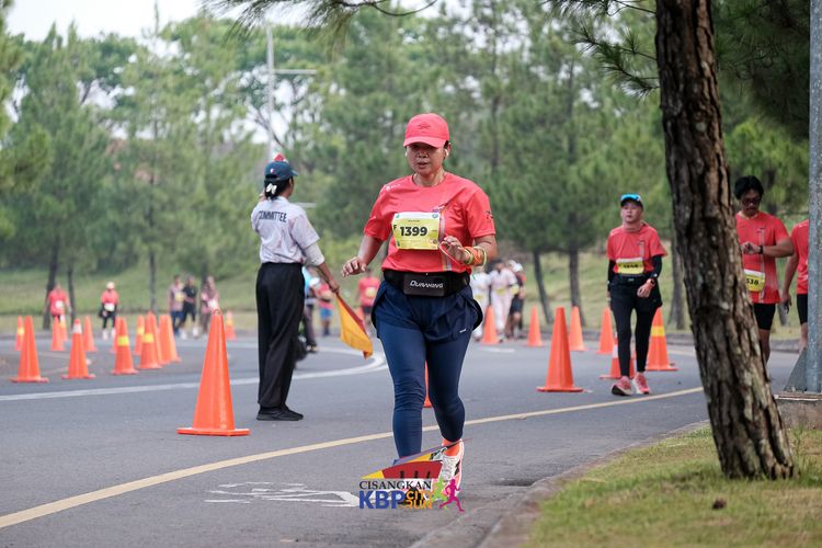 Race photo from CISANGKAN KBP CITY RUN 2025