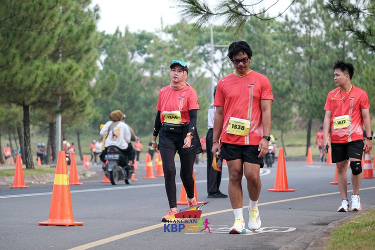 Race photo from CISANGKAN KBP CITY RUN 2025