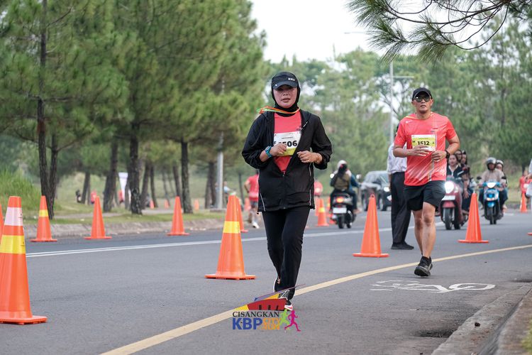 Race photo from CISANGKAN KBP CITY RUN 2025