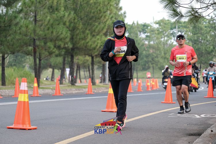 Race photo from CISANGKAN KBP CITY RUN 2025