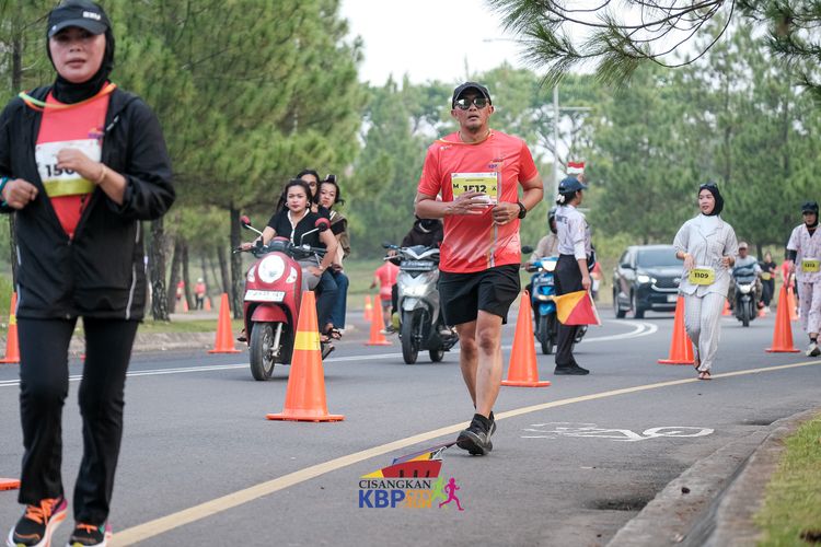 Race photo from CISANGKAN KBP CITY RUN 2025