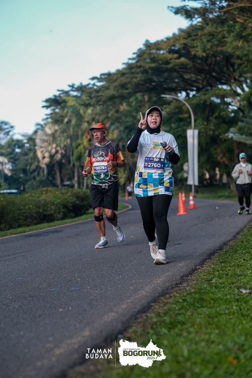 Race photo from Taman Budaya x BOGORUN 2025