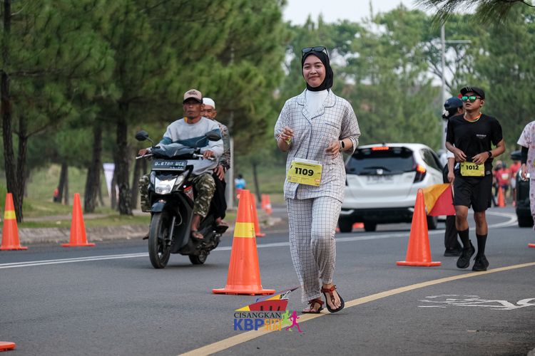 Race photo from CISANGKAN KBP CITY RUN 2025
