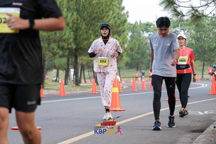 Race photo from CISANGKAN KBP CITY RUN 2025