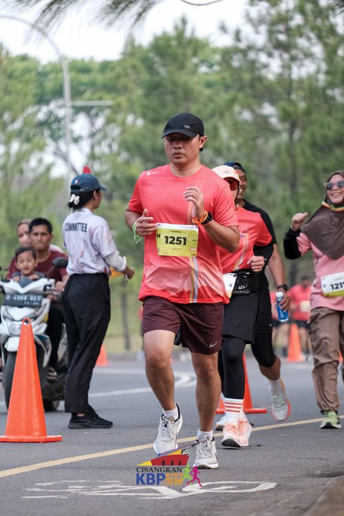 Race photo from CISANGKAN KBP CITY RUN 2025