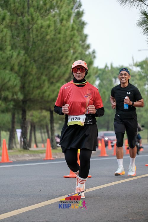 Race photo from CISANGKAN KBP CITY RUN 2025