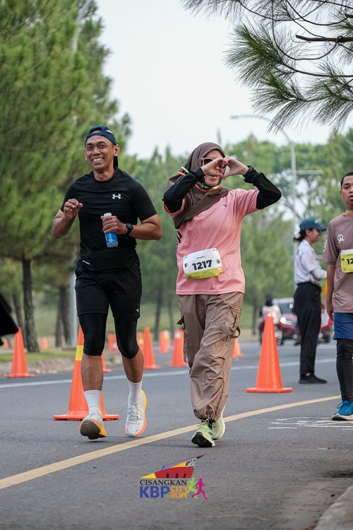 Race photo from CISANGKAN KBP CITY RUN 2025