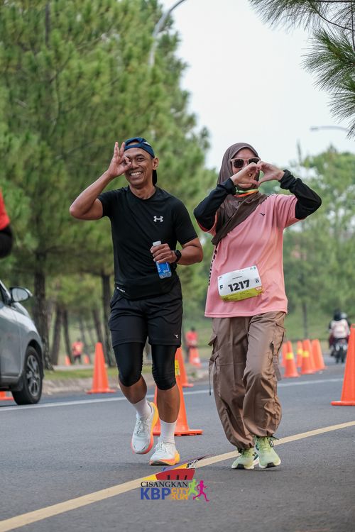 Race photo from CISANGKAN KBP CITY RUN 2025