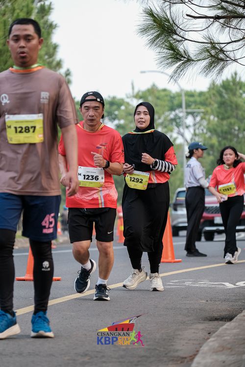 Race photo from CISANGKAN KBP CITY RUN 2025