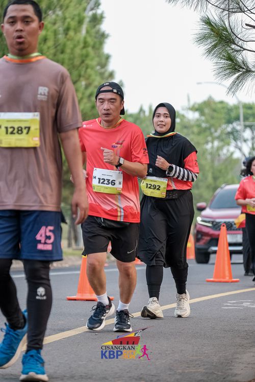 Race photo from CISANGKAN KBP CITY RUN 2025