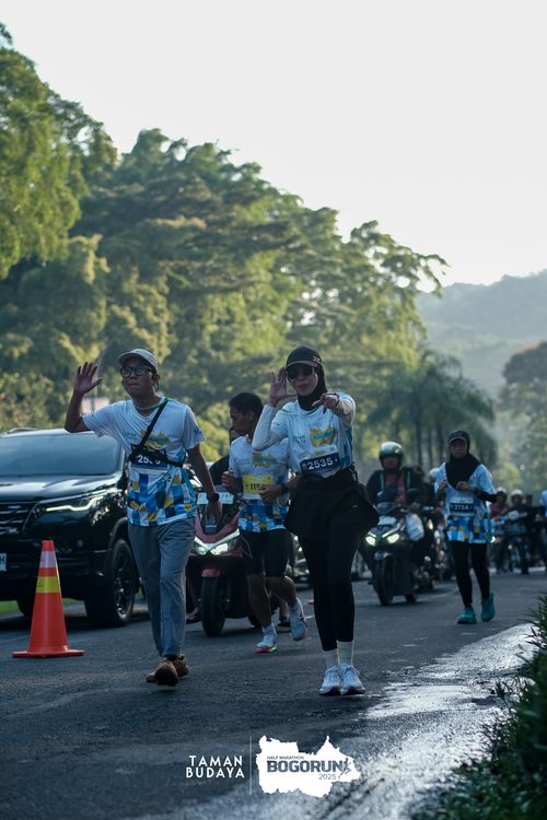 Race photo from Taman Budaya x BOGORUN 2025