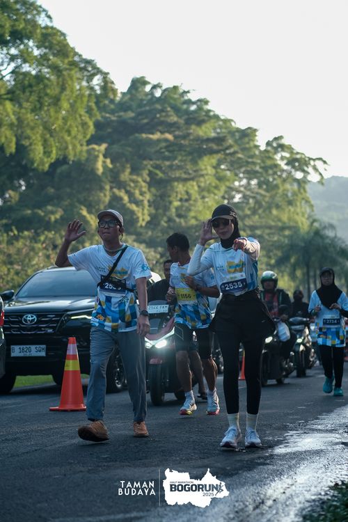 Race photo from Taman Budaya x BOGORUN 2025