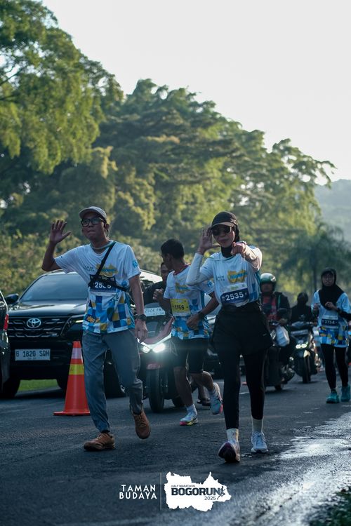 Race photo from Taman Budaya x BOGORUN 2025