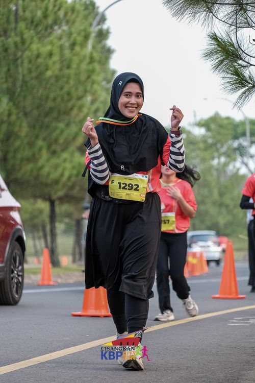 Race photo from CISANGKAN KBP CITY RUN 2025