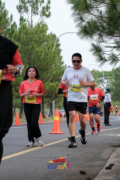 Race photo from CISANGKAN KBP CITY RUN 2025