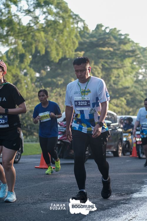 Race photo from Taman Budaya x BOGORUN 2025