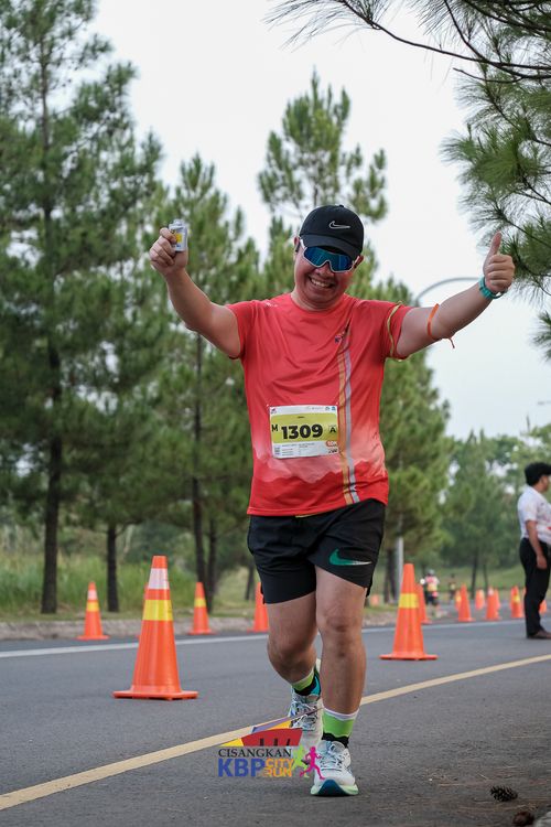 Race photo from CISANGKAN KBP CITY RUN 2025