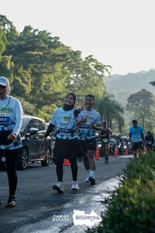 Race photo from Taman Budaya x BOGORUN 2025