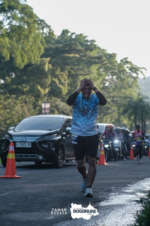 Race photo from Taman Budaya x BOGORUN 2025