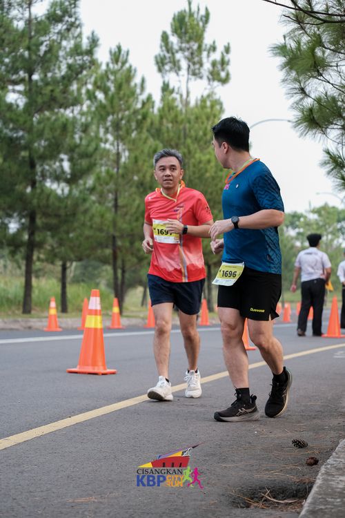 Race photo from CISANGKAN KBP CITY RUN 2025