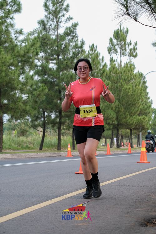 Race photo from CISANGKAN KBP CITY RUN 2025