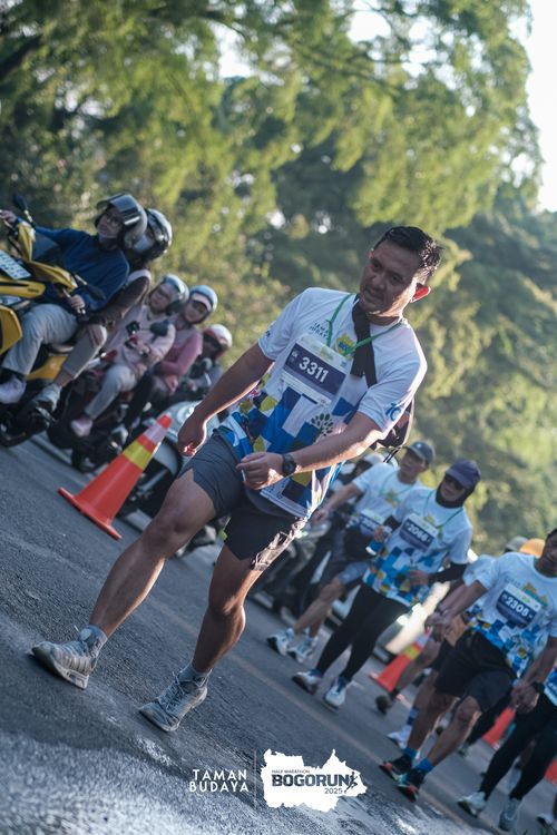 Race photo from Taman Budaya x BOGORUN 2025