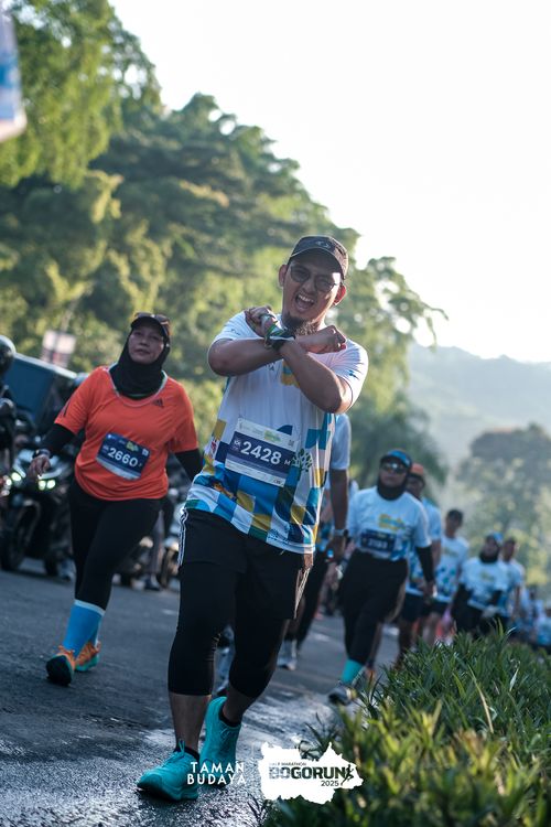 Race photo from Taman Budaya x BOGORUN 2025