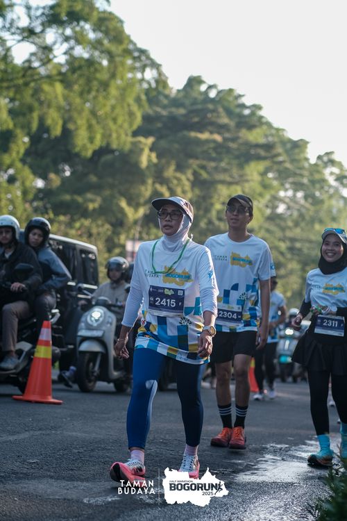 Race photo from Taman Budaya x BOGORUN 2025