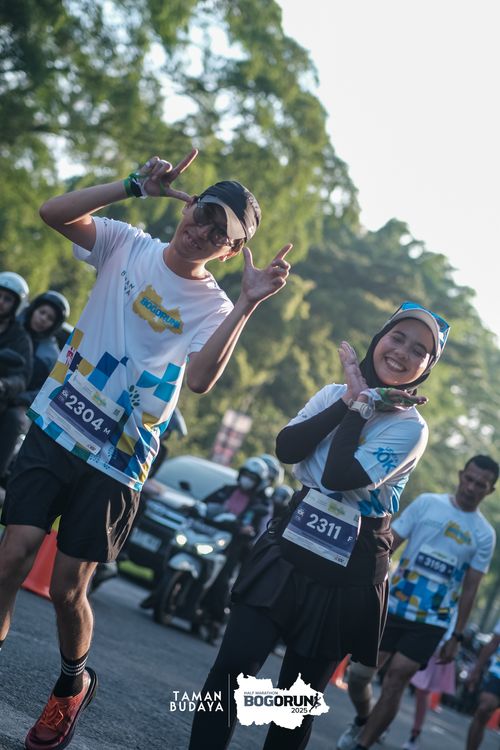 Race photo from Taman Budaya x BOGORUN 2025