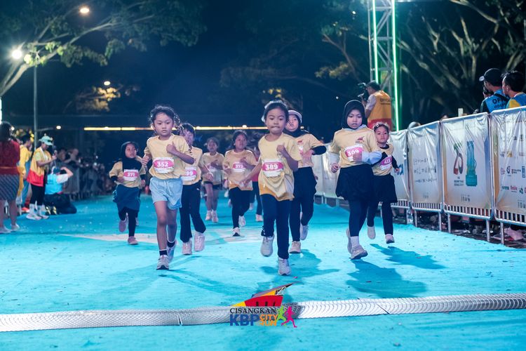 Race photo from CISANGKAN KBP CITY RUN 2025