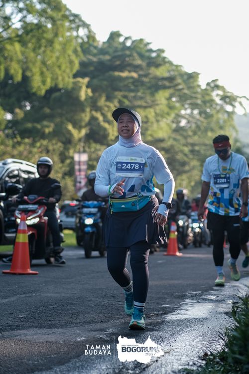 Race photo from Taman Budaya x BOGORUN 2025