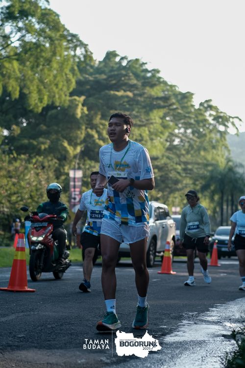 Race photo from Taman Budaya x BOGORUN 2025